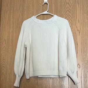 Free Assembly Ribbed Scoop Neck Sweater